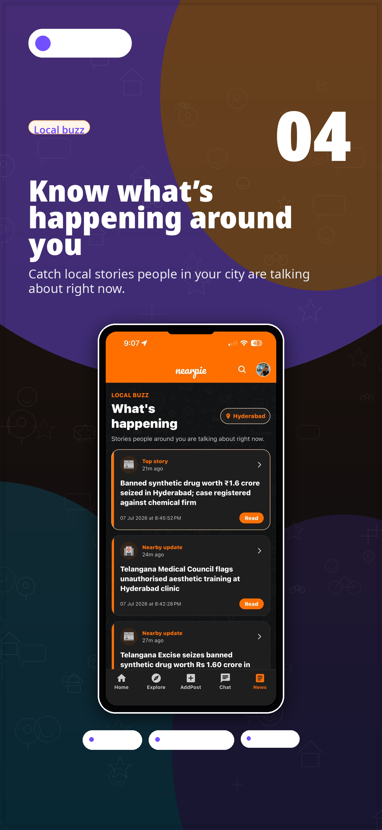 Nearpie local buzz screenshot